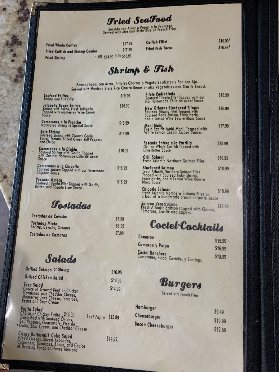 Los Rancheros Mexican Restaurant Menu - Image 5