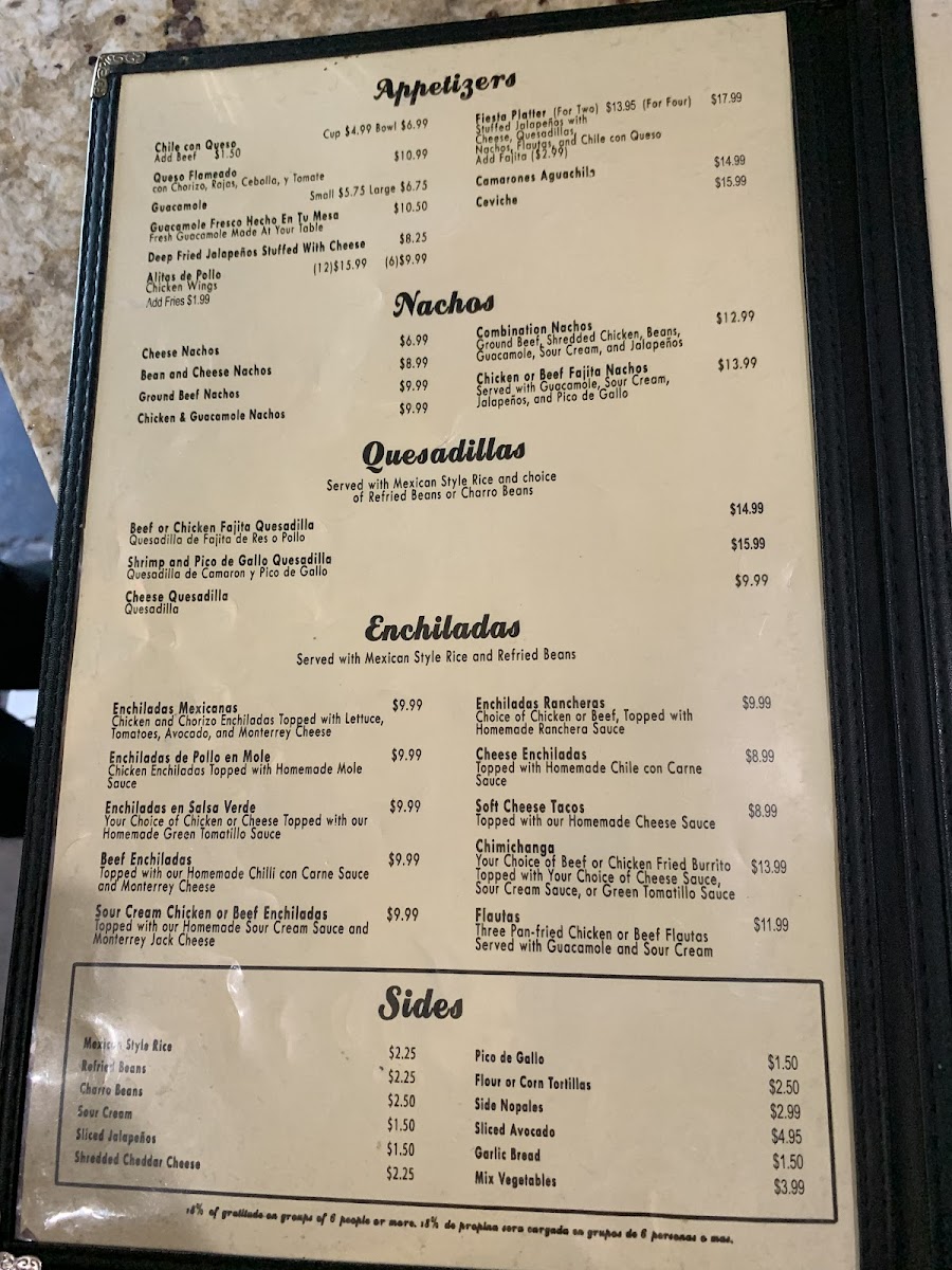 Los Rancheros Mexican Restaurant Menu - Image 6